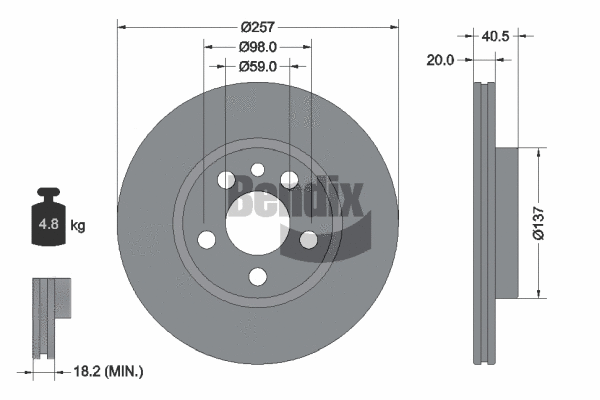 Brake Disc (BDS1171)