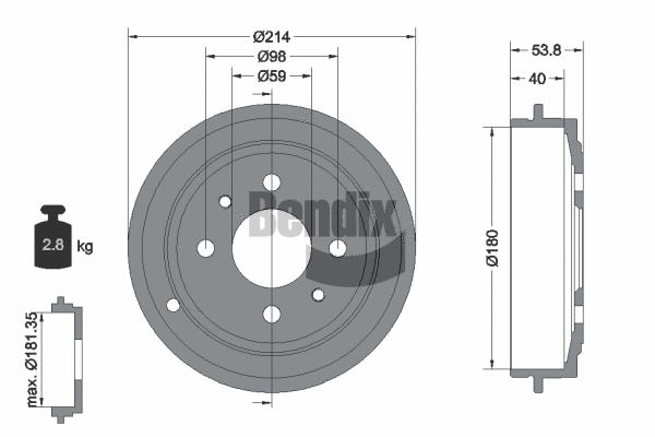 Brake Drum (BDM1029)
