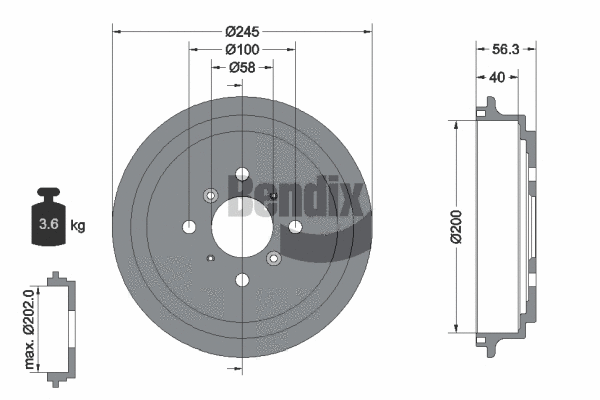 Brake Drum (BDM1067)