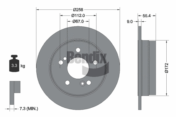 Brake Disc (BDS1647)