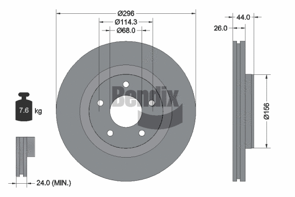Brake Disc (BDS2088HC)