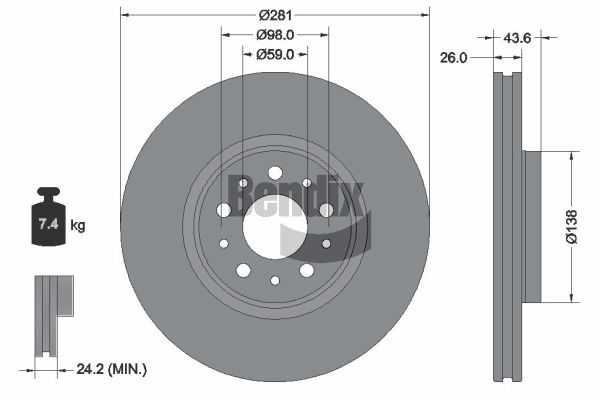Brake Disc (BDS2347)