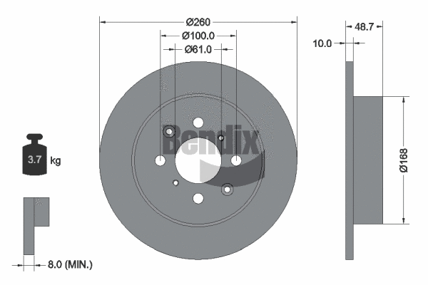 Brake Disc (BDS1776)
