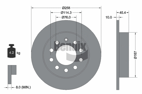 Brake Disc (BDS1971)