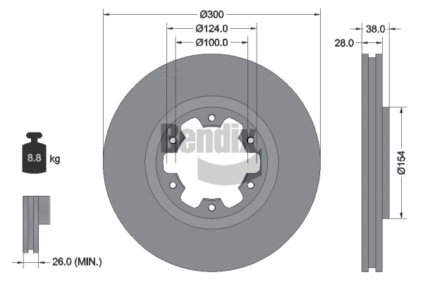 Brake Disc (BDS2060)