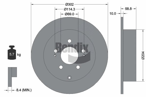 Brake Disc (BDS1947)