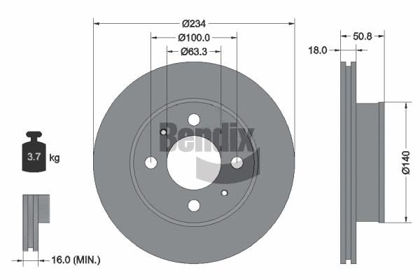 Brake Disc (BDS1869)