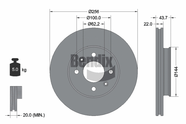 Brake Disc (BDS1595)