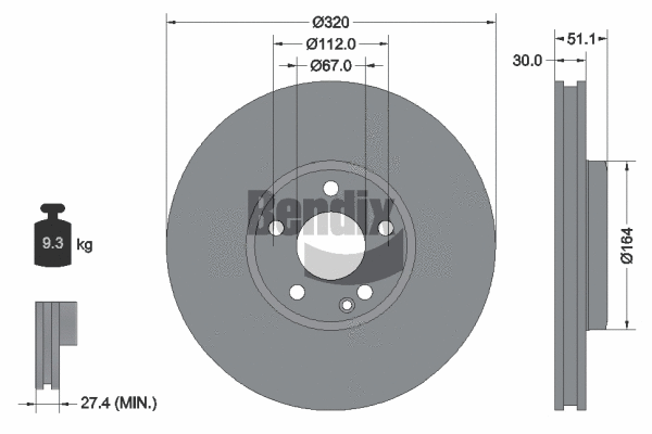Brake Disc (BDS1963)