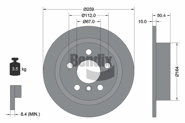 Brake Disc (BDS1435)