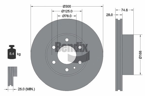 Brake Disc (BDS1158)