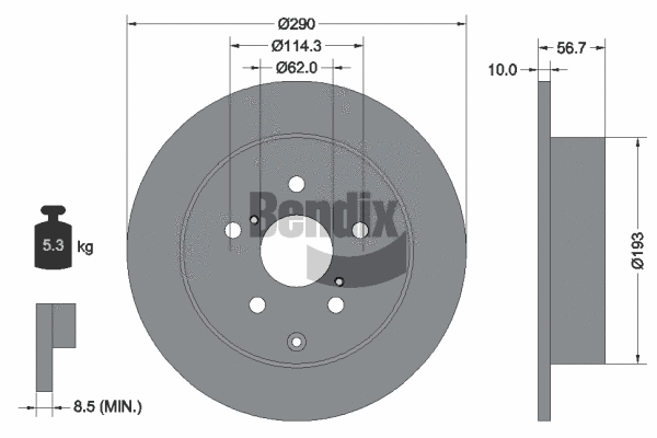 Brake Disc (BDS1329)