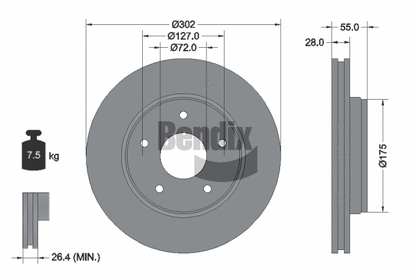 Brake Disc (BDS2057)