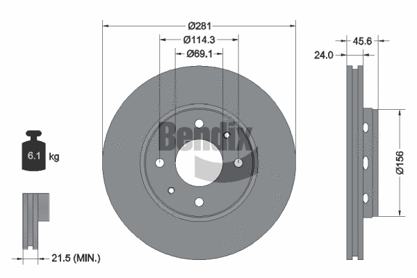 Brake Disc (BDS1671)