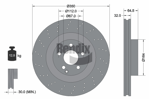 Brake Disc (BDS1717HC)