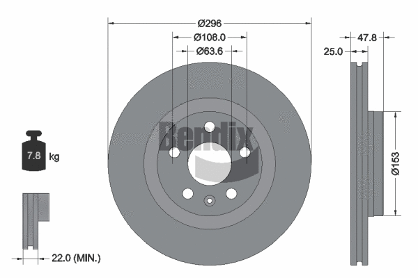 Brake Disc (BDS2213HC)