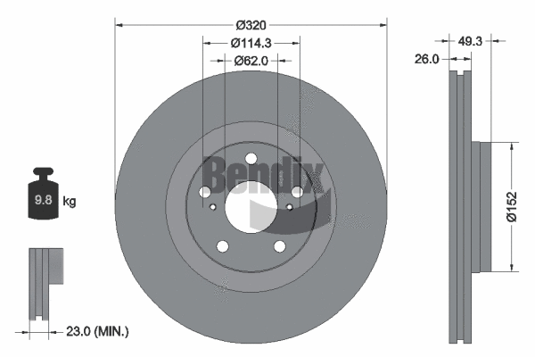 Brake Disc (BDS1839)