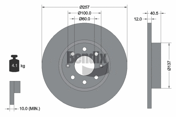 Brake Disc (BDS1297)