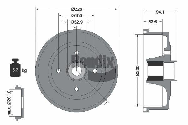 Brake Drum (BDM1125)