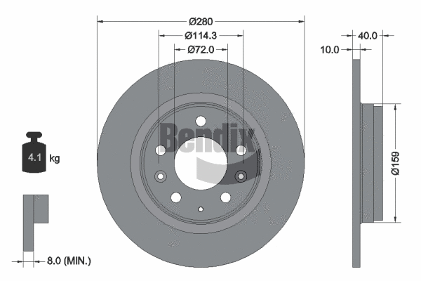 Brake Disc (BDS1164)