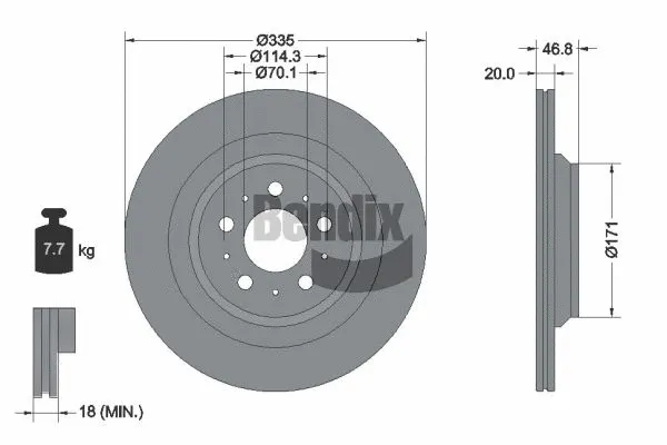 Brake Disc (BDS2314)
