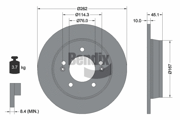 Brake Disc (BDS1341)