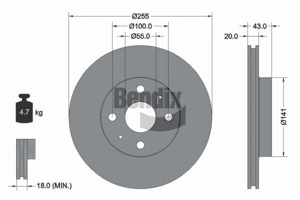 Brake Disc (BDS1326)