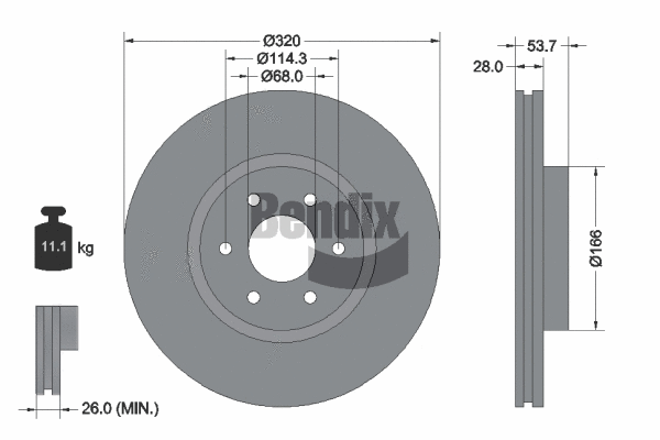 Brake Disc (BDS1905)