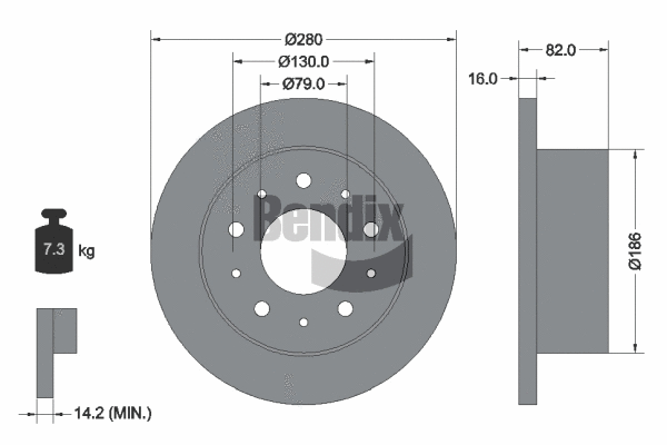 Brake Disc (BDS1099)