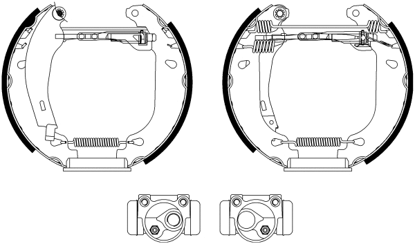 Brake Shoe Set (BXK9030)