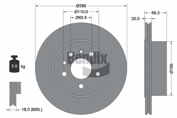 Brake Disc (BDS2081)