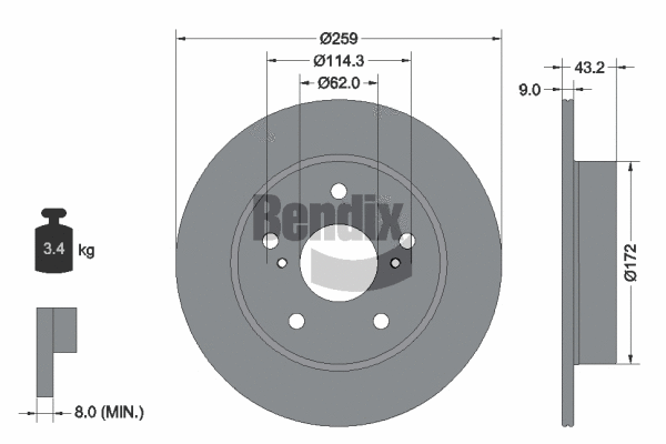 Brake Disc (BDS2094)