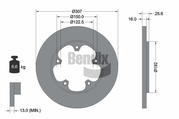 Brake Disc (BDS1731)