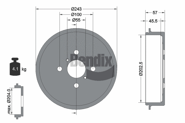 Brake Drum (BDM1152)
