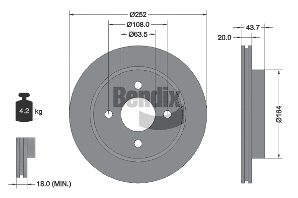 Brake Disc (BDS1997)