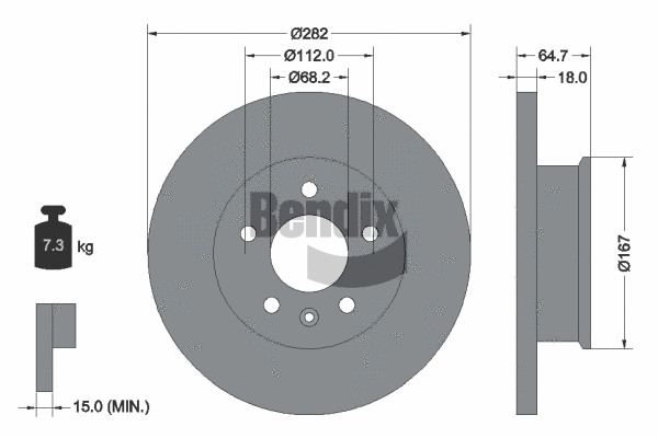 Brake Disc (BDS1464)
