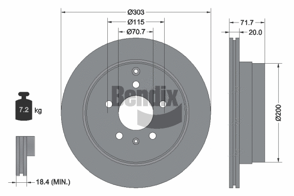 Brake Disc (BDS1291)