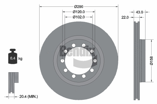 Brake Disc (BDS1808)