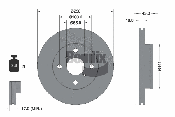 Brake Disc (BDS1982)
