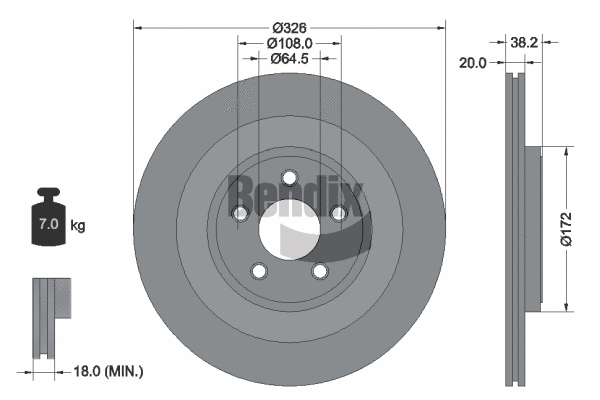 Brake Disc (BDS1414)