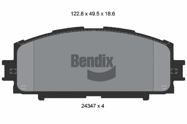 Brake Pad Set, disc brake (BPD1546)