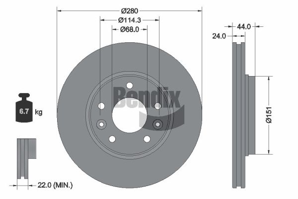Brake Disc (BDS2328)