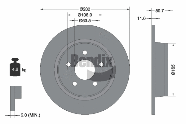 Brake Disc (BDS1178)
