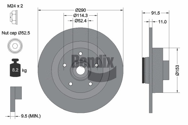 Brake Disc (BDS2234)