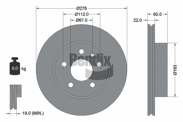Brake Disc (BDS1189)