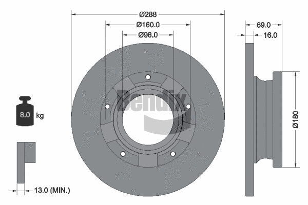 Brake Disc (BDS2235)