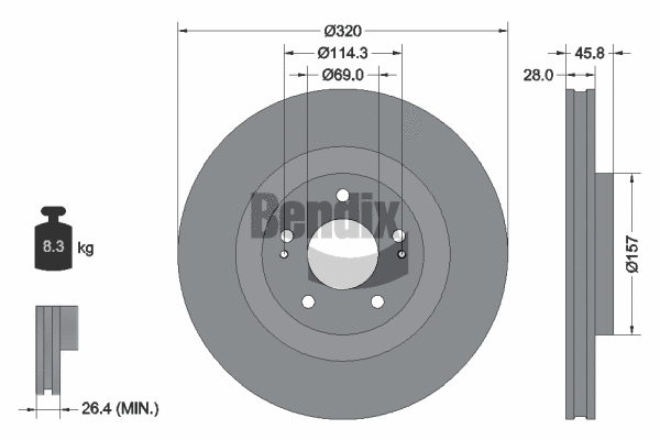 Brake Disc (BDS2134)