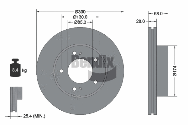 Brake Disc (BDS2048)