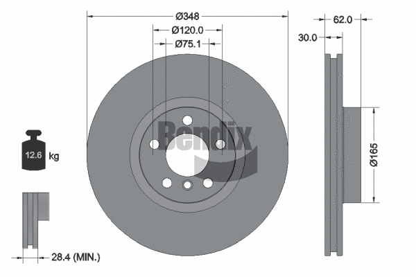 Brake Disc (BDS1243HC)