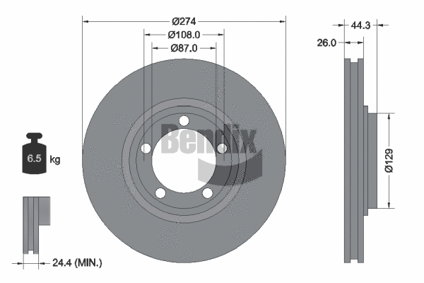 Brake Disc (BDS2140)